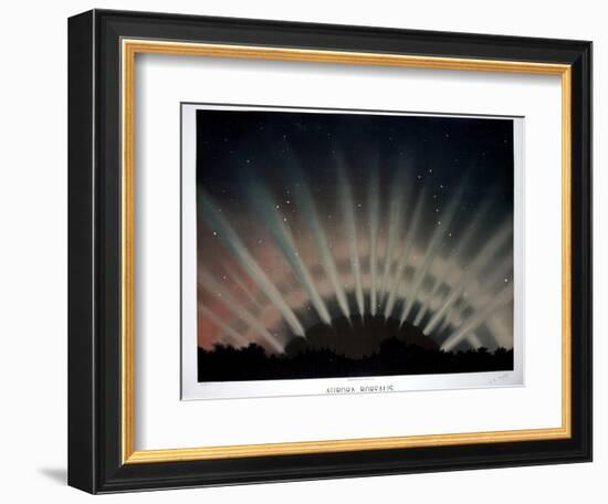 Aurora Borealis, 1872-Science, Industry and Business Library-Framed Photographic Print