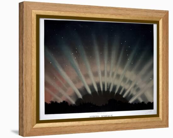 Aurora Borealis, 1872-Science, Industry and Business Library-Framed Premier Image Canvas