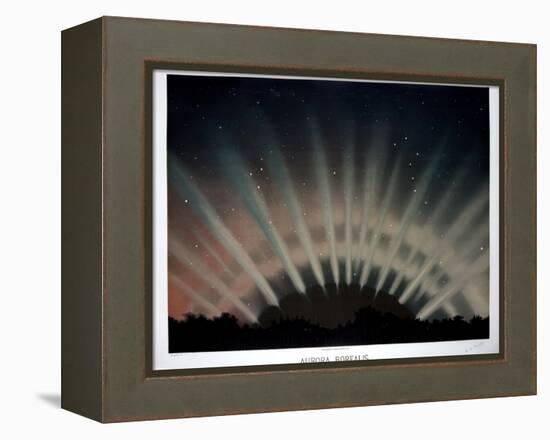 Aurora Borealis, 1872-Science, Industry and Business Library-Framed Premier Image Canvas