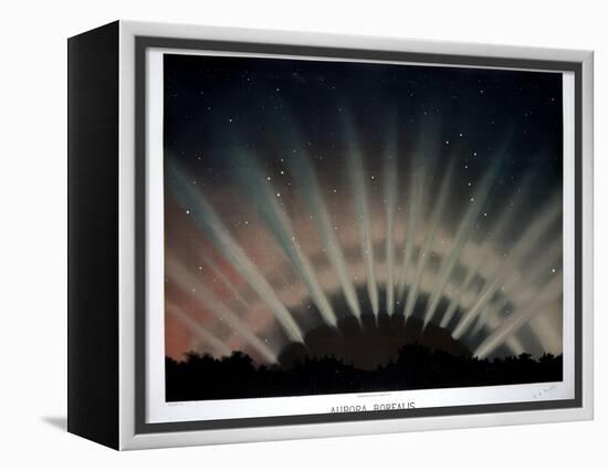 Aurora Borealis, 1872-Science, Industry and Business Library-Framed Premier Image Canvas