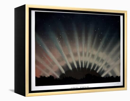 Aurora Borealis, 1872-Science, Industry and Business Library-Framed Premier Image Canvas