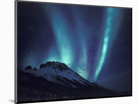 Aurora Borealis Above the Brooks Range, Gates of the Arctic National Park, Alaska, USA-Hugh Rose-Mounted Photographic Print