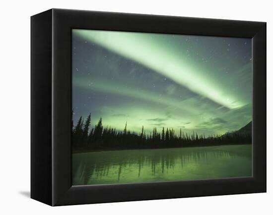 Aurora Borealis, Alaska, USA-Hugh Rose-Framed Premier Image Canvas