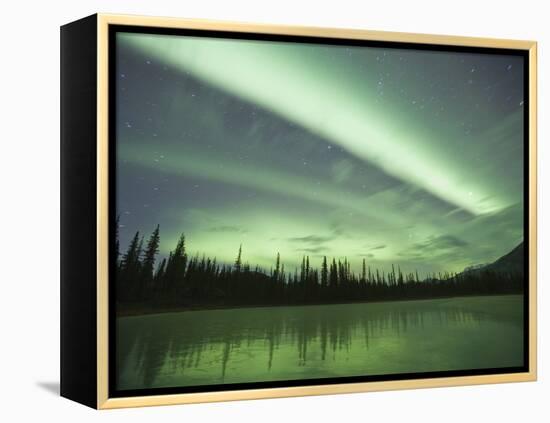 Aurora Borealis, Alaska, USA-Hugh Rose-Framed Premier Image Canvas