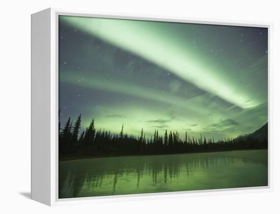 Aurora Borealis, Alaska, USA-Hugh Rose-Framed Premier Image Canvas