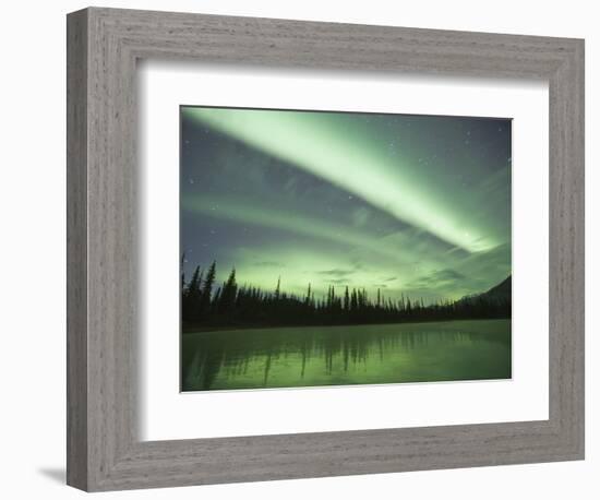 Aurora Borealis, Alaska, USA-Hugh Rose-Framed Photographic Print