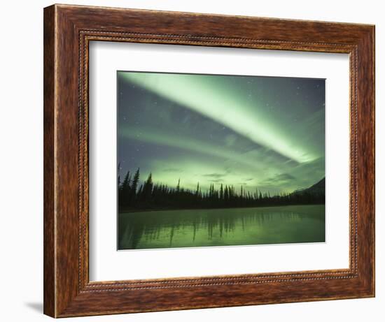 Aurora Borealis, Alaska, USA-Hugh Rose-Framed Photographic Print