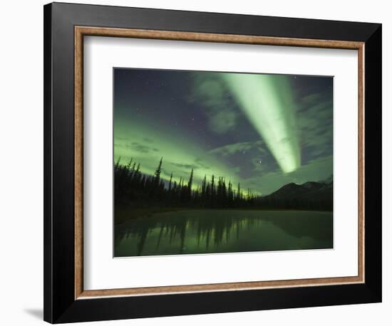 Aurora Borealis, Alaska, USA-Hugh Rose-Framed Photographic Print