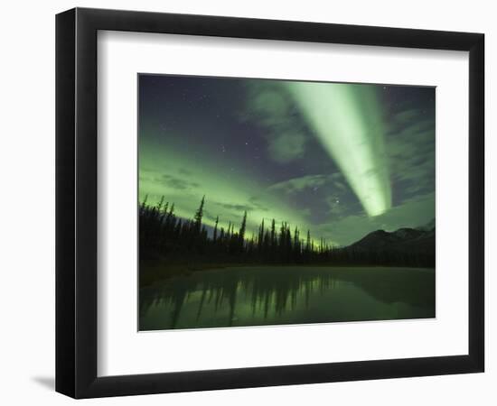 Aurora Borealis, Alaska, USA-Hugh Rose-Framed Photographic Print