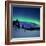 Aurora Borealis and a Shooting Star in the Woods of Troms County, Norway-Stocktrek Images-Framed Photographic Print