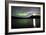 Aurora Borealis And Moon-Chris Madeley-Framed Photographic Print