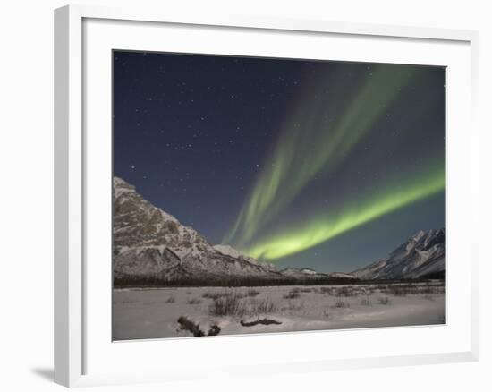 Aurora Borealis, Arctic National Wildlife Refuge, Alaska, USA-Hugh Rose-Framed Photographic Print