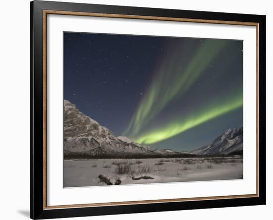 Aurora Borealis, Arctic National Wildlife Refuge, Alaska, USA-Hugh Rose-Framed Photographic Print