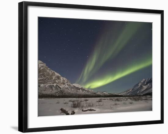 Aurora Borealis, Arctic National Wildlife Refuge, Alaska, USA-Hugh Rose-Framed Photographic Print