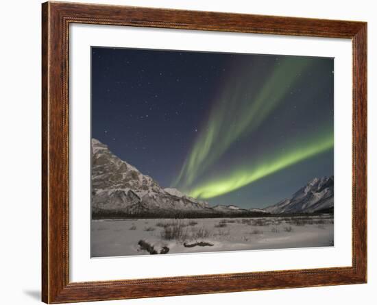 Aurora Borealis, Arctic National Wildlife Refuge, Alaska, USA-Hugh Rose-Framed Photographic Print