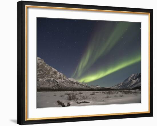 Aurora Borealis, Arctic National Wildlife Refuge, Alaska, USA-Hugh Rose-Framed Photographic Print