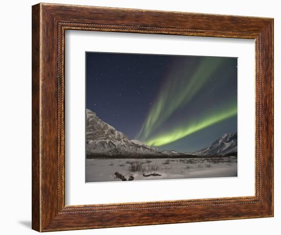 Aurora Borealis, Arctic National Wildlife Refuge, Alaska, USA-Hugh Rose-Framed Photographic Print