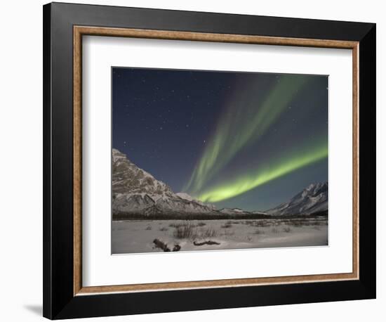 Aurora Borealis, Arctic National Wildlife Refuge, Alaska, USA-Hugh Rose-Framed Photographic Print