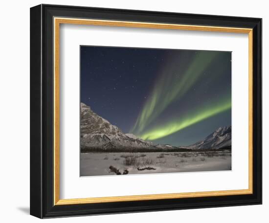 Aurora Borealis, Arctic National Wildlife Refuge, Alaska, USA-Hugh Rose-Framed Photographic Print