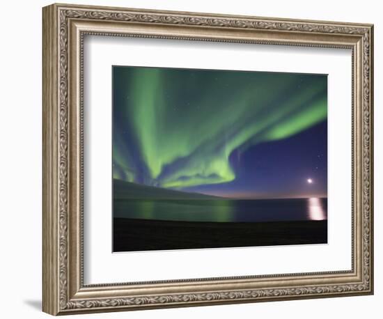 Aurora Borealis, Arctic National Wildlife Refuge, Alaska, USA-Hugh Rose-Framed Photographic Print