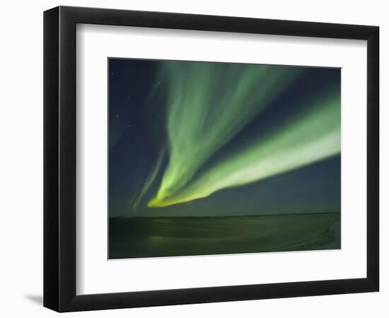 Aurora Borealis, Beaufort Sea, Alaska, USA-Hugh Rose-Framed Photographic Print