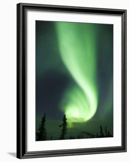 Aurora Borealis, Fairbanks, Alaska, USA-Julie Eggers-Framed Photographic Print