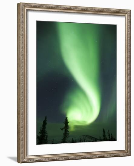 Aurora Borealis, Fairbanks, Alaska, USA-Julie Eggers-Framed Photographic Print