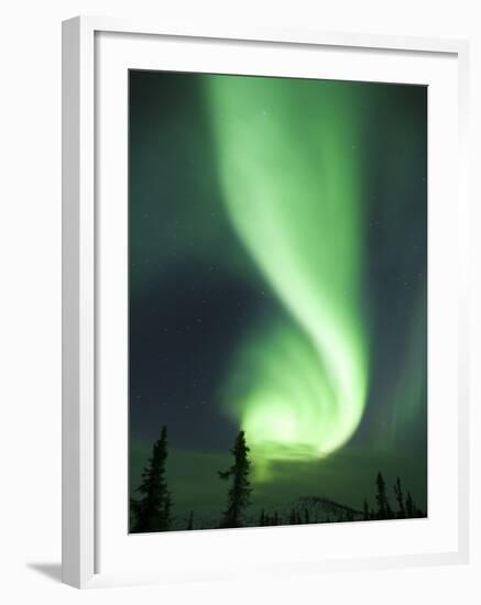 Aurora Borealis, Fairbanks, Alaska, USA-Julie Eggers-Framed Photographic Print