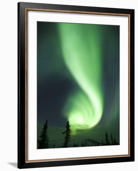 Aurora Borealis, Fairbanks, Alaska, USA-Julie Eggers-Framed Photographic Print