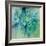 Aurora Borealis Florals-Silvia Vassileva-Framed Art Print