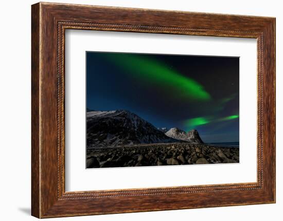 Aurora Borealis in Norway 3-Philippe Sainte-Laudy-Framed Photographic Print