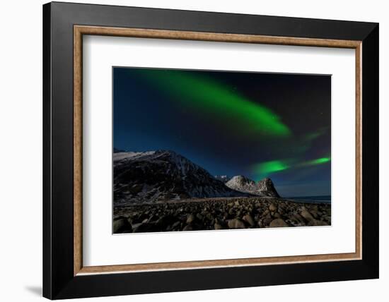 Aurora Borealis in Norway 3-Philippe Sainte-Laudy-Framed Photographic Print