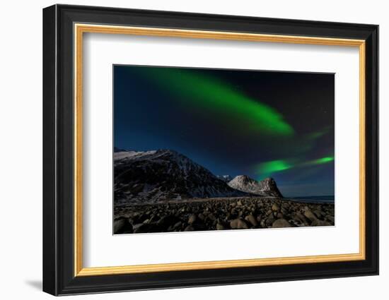 Aurora Borealis in Norway 3-Philippe Sainte-Laudy-Framed Photographic Print