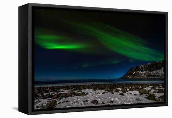 Aurora Borealis in Norway 5-Philippe Sainte-Laudy-Framed Premier Image Canvas