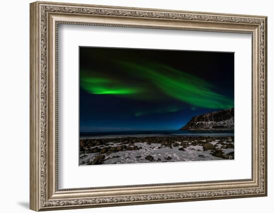 Aurora Borealis in Norway 5-Philippe Sainte-Laudy-Framed Photographic Print