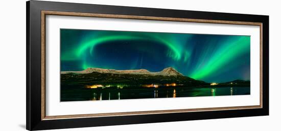 Aurora Borealis, Mt Ejsa, Reykjavik, Iceland-null-Framed Photographic Print