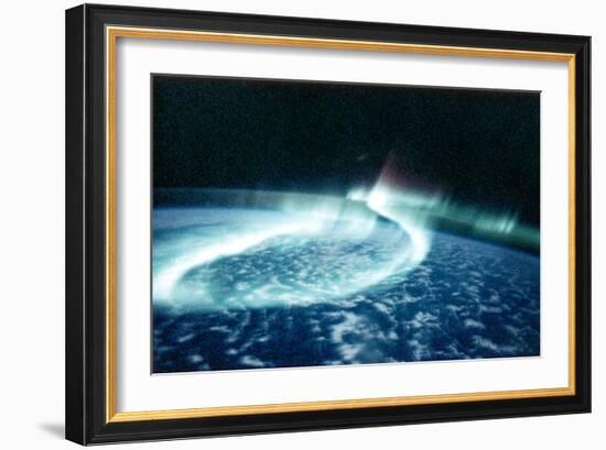 Aurora Borealis (Northern Light) Viewed from Space-null-Framed Photographic Print