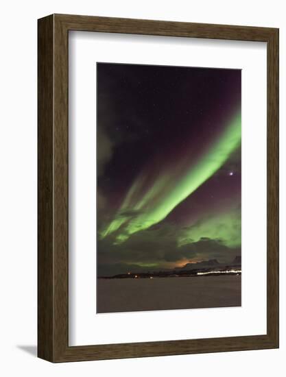 Aurora Borealis (Northern Lights), Abisko, Lapland, Arctic Circle, Sweden, Scandinavia, Europe-Christian Kober-Framed Photographic Print