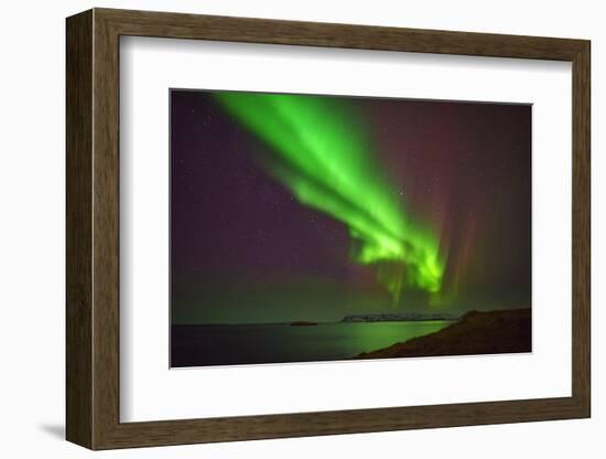 Aurora Borealis or Northern Lights, Iceland-Arctic-Images-Framed Photographic Print