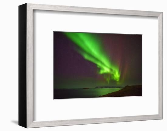 Aurora Borealis or Northern Lights, Iceland-Arctic-Images-Framed Photographic Print