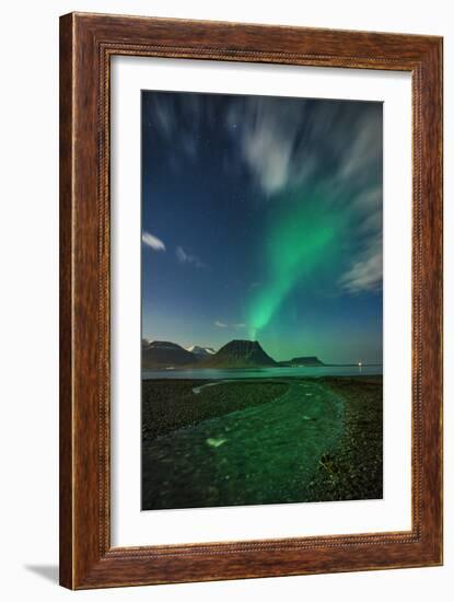 Aurora Borealis or Northern Lights, Iceland-Arctic-Images-Framed Photographic Print