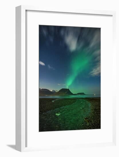 Aurora Borealis or Northern Lights, Iceland-Arctic-Images-Framed Photographic Print