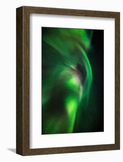 Aurora Borealis or Northern Lights, Lapland,Sweden-null-Framed Photographic Print