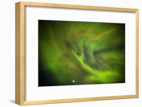 Aurora Borealis or Northern Lights, Lapland, Sweden-Arctic-Images-Framed Photographic Print