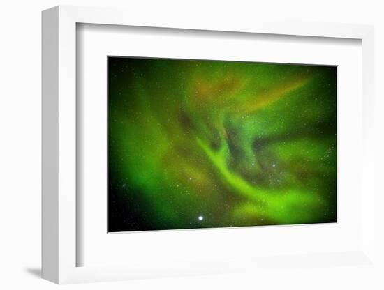 Aurora Borealis or Northern Lights, Lapland, Sweden-Arctic-Images-Framed Photographic Print