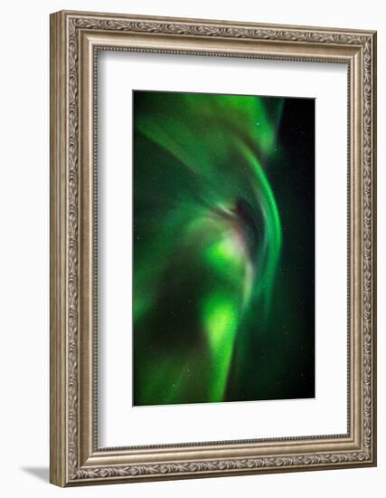 Aurora Borealis or Northern Lights, Lapland, Sweden-Arctic-Images-Framed Photographic Print