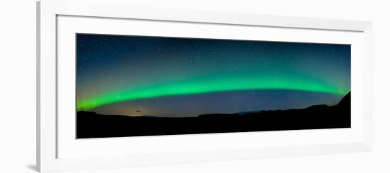 Aurora Borealis or Northern Lights, Vik I Myrdal, Iceland-null-Framed Photographic Print