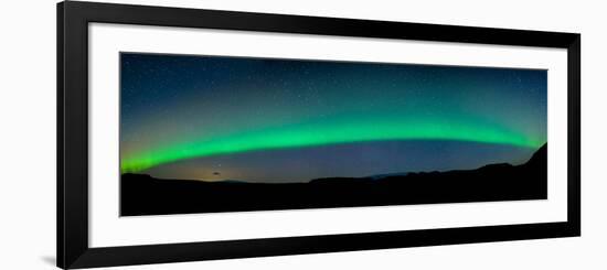 Aurora Borealis or Northern Lights, Vik I Myrdal, Iceland-null-Framed Photographic Print