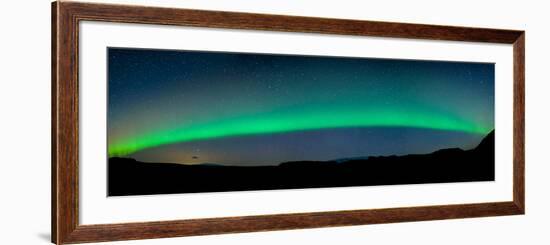 Aurora Borealis or Northern Lights, Vik I Myrdal, Iceland-null-Framed Photographic Print