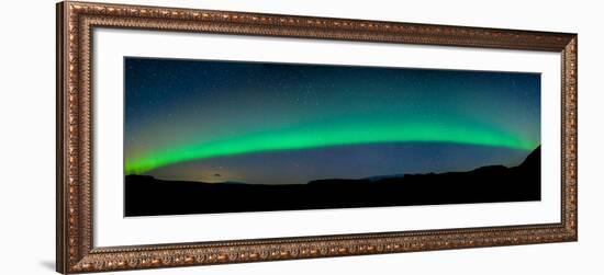 Aurora Borealis or Northern Lights, Vik I Myrdal, Iceland-null-Framed Photographic Print